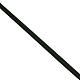 合成ゴム紐  穴がない  フラット  ブラック  8x2mm  約65.61ヤード（60m）/ 2000g RW0010-3-1