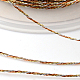 丸いメタリック糸  刺しゅう糸  9プライ  カラフル  0.8mm  約65.61ヤード（60m）/ロール MCOR-L001-0.8mm-11-2
