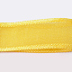 ポリエステルオーガンジーリボン  ギフト用  パーティーを飾る  ゴールド  1インチ（25mm）  約100ヤード/ロール ORIB-Q024-25mm-132-1-1
