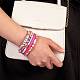 Ensembles de bracelets extensibles love bless pour les femmes adolescentes BJEW-SW00006-7