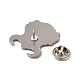 Ox Horn Man Alloy Brooch for Backpack Clothes JEWB-G020-04P-3
