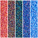 オーナランド12/0ラウンドガラスシードビーズ  グレードA  透明色の虹  コーンフラワーブルー  2x1.5mm  穴：0.9mm  約11200個/袋 SEED-OL0001-05-02-7
