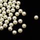 Sin agujero abs imitación de perlas de plástico redondo perlas MACR-F033-9mm-22-1