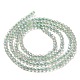 Chapelets de perles en verre transparent électrolytique GLAA-H021-01A-FR07-5