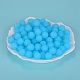Round Silicone Focal Beads SI-JX0046A-21-3
