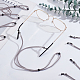 Gorgecraft 10 collier de sangle de lunettes AJEW-GF0005-73-6