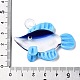 Подвески лэмпворк ручной работы LAMP-N024-34B-02-3