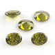 Oval Shaped Cubic Zirconia Pointed Back Cabochons ZIRC-R010-18x13-05-1