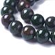Natural Indian Bloodstone Beads Strands G-G954-02-6mm-2
