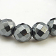 Valentines Day Gifts for Him Non-Magnetic Synthetic Hematite Bracelets BJEW-D088-13-2