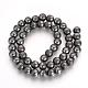 Non-magnetic Synthetic Hematite Beads Strands G-Q943-34-2