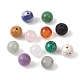 120 pieza de 12 estilos de cuentas redondas de piedras preciosas mixtas. G-FS0005-74-2