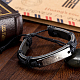 Unisex pulseras de cordón de cuero de moda BJEW-BB15547-B-7
