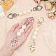 PandaHall Elite 3 Strands 3 Colors ABS Pearl Bag Extender Chains FIND-PH0001-23-5