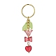 Bowknot & Heart Glass Pendant Decorations KEYC-JKC00691-01-1