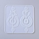 Stampi in silicone per orecchini pendenti X-DIY-L023-30-4