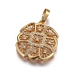 Brass Micro Pave Cubic Zirconia Jewelry Sets SJEW-F189-22G-2