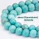 OLYCRAFT 153pcs Synthetic Howlite Beads 8mm Dyed Turquoise Howlite Beads Gemstone Energy Stone Round Loose Beads for Bracelet Necklace Jewelry Making G-OC0002-64-3