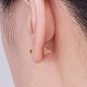 PandaHall 500 Pcs Clear Soft Plastic Earring Back Stopper Earnut Findings KY-PH0006-02-5