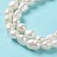 Natural Cultured Freshwater Pearl Beads Strands PEAR-Z002-01-4