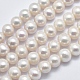 Fili di perle di perle d'acqua dolce coltivate naturali PEAR-F007-07-1