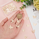 SUPERFINDINGS 40Pcs Brass Pendants FIND-FH0003-77-3