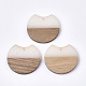 Resin & Walnut Wood Pendants RESI-T023-11F-1