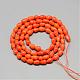 Synthetic Coral Bead Strands CORA-R011-52C-2