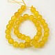 Natural Agate Beads Strands G-E054-6mm-M-3