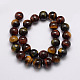 Natural & Dyed Tiger Eye Bead Strands G-P230-01-10mm-2