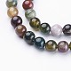 Natural Indian Agate Beads Strands X-GSR6mmC002-2