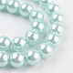 Hebras de perlas de vidrio ecológicas X-HY-A008-8mm-RB034-3