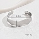 Bracelet manchette à vague torsadée en acier inoxydable pour femme ZH3783-2-3