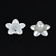 ABS Plastic Imitation Pearl Flower Bead Caps KY-T023-033-3