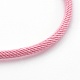 Création de bracelet en cordon de coton tressé MAK-L018-03A-M-P-3