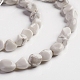 Chapelets de perles en howlite naturelle G-D0002-B34-3