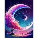 Fancy Tree Moon Night Scenery DIY Diamond Painting Kit PW-WG44927-09-1