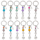 12шт брелок из сплава и стекла KEYC-PH01564-1