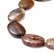 Chapelets de perles en bois pétrifié naturel G-C069-05-3