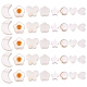 Pandahall 160 pièces 8 styles brins de perles de coquille d'eau douce naturelle SHEL-TA0001-08-3