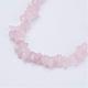 Cuarzo rosa natural y collares de abalorios de opalita NJEW-JN01856-01-3