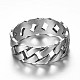 316 Surgical Stainless Steel Rings RJEW-P116-05-20mm-1