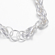 304 Stainless Steel Link Bracelets BJEW-I252-08S-3