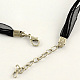 Cordon de collier de multi-brins pour la fabrication de bijoux X-NJEW-R217-12-4