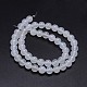 Grade A Natural Agate Round Beads Strands G-F256-01-8mm-A-2
