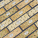 90 個 9 スタイルの石鹸紙タグ  紙石鹸の包み紙  長方形  石鹸包装用  ミツバチのテーマ  ゴールデンロッド  210x50mm  10個/スタイル DIY-WH0399-69-027-7