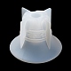 3DクリスマスDIYキャンドルホルダーシリコンモールド  樹脂石膏セメント鋳型  鐘  9.3x7.4cm  内径：8.1のCM DIY-F144-04A-3