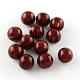Round Imitation Gemstone Acrylic Beads X-OACR-R029-6mm-05-1