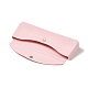 化粧品用シリコン保存袋  磁気スナップ式ポータブル収納バッグ  長方形  ピンク  7.2x19.8x3cm AJEW-G050-01C-3