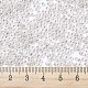 MIYUKIラウンドロカイユビーズ  日本製シードビーズ  11/0  （rr1001)シルバーラインクリスタルab  2x1.3mm  穴：0.8mm  約50000個/ポンド SEED-G007-RR1001-3